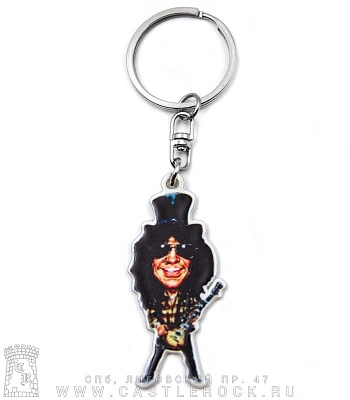 брелок металлический guns'n'roses slash