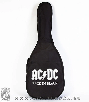 чехол ac/dc "back in black" (для классической гитары)