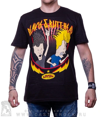 футболка beavis and butt-head (принт большой)
