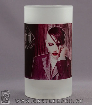 кружка пивная стеклянная marilyn manson