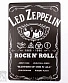 табличка led zeppelin "1968-1980 rock n' roll"