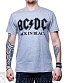 футболка ac/dc "back in black" (серая)