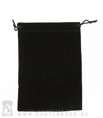 мешочек бархатный черный (большой)