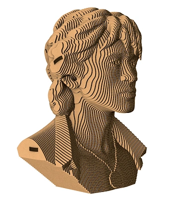 3d конструктор кино в. цой (сборный бюст, мини)