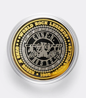 монета сувенирная малая guns'n'roses