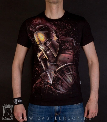 футболка спартанец "veni vidi vici" (светится)
