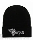 шапка с отворотом и вышивкой burzum