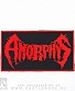 нашивка amorphis (лого красное, широкая)