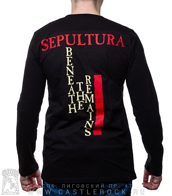 футболка sepultura "beneath the remains" д/р