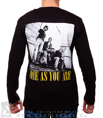 футболка nirvana "come as you are" (смайл) д/р