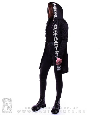 мантия черная с эзотерическими символами