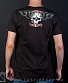 футболка addiction череп с крыльями "biker wear"