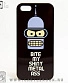 чехол для iphone futurama bender бендер "bite my shiny metal ass!"