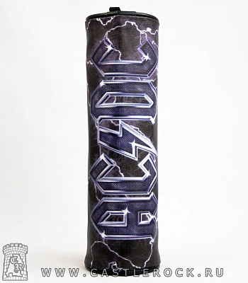 пенал ac/dc (лого, молнии)