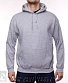 балахон серый (без рисунка, худи)
