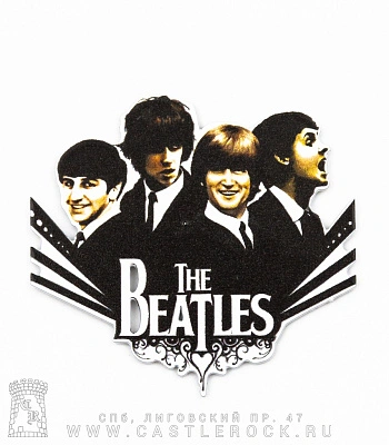 магнит металлический beatles (группа)