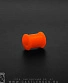 Тоннель Силикон Оранжевый 8 мм