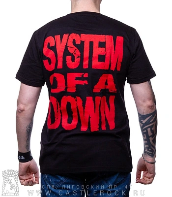 футболка system of a down "mushroom people"