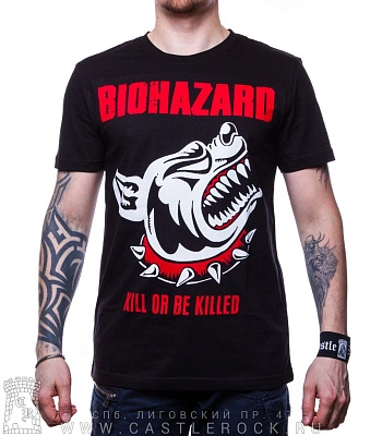 футболка biohazard "kill or be killed"