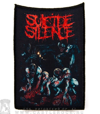нашивка suicide silence (зомби)