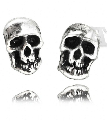 серьги alchemy gothic (алхимия готик) e76 death