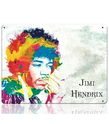 табличка jimi hendrix