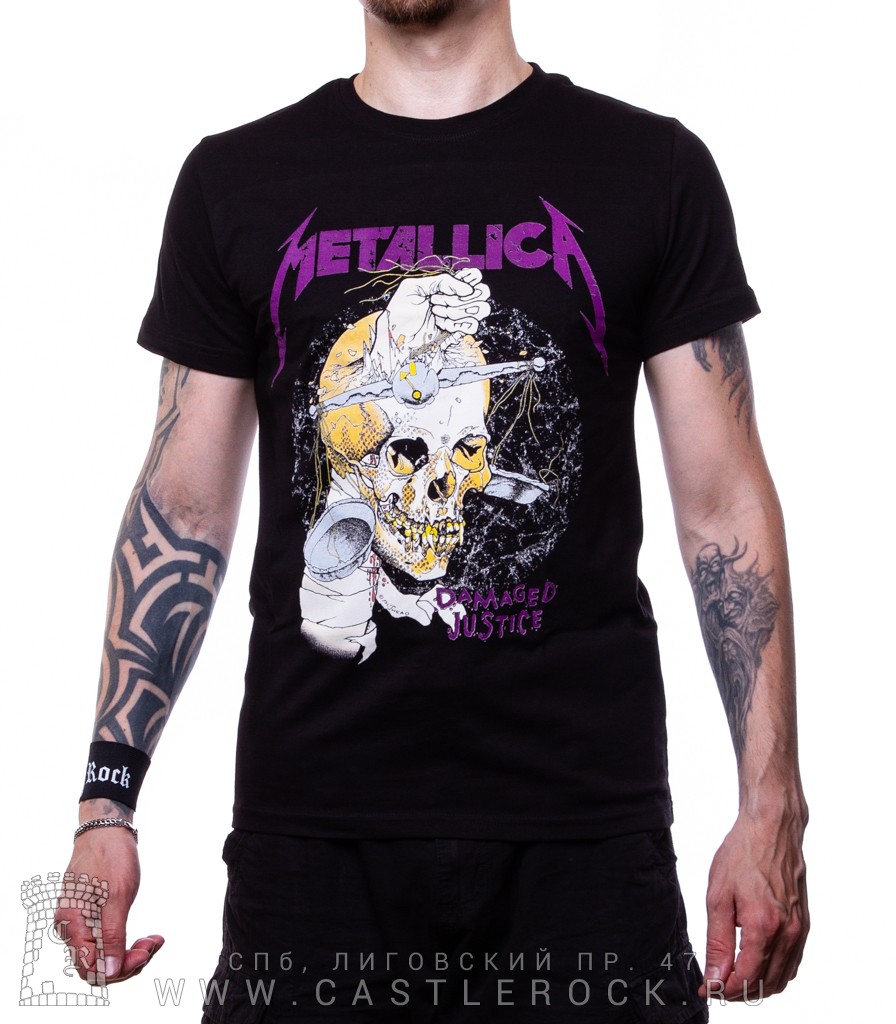 Metallica t shirt hot sale