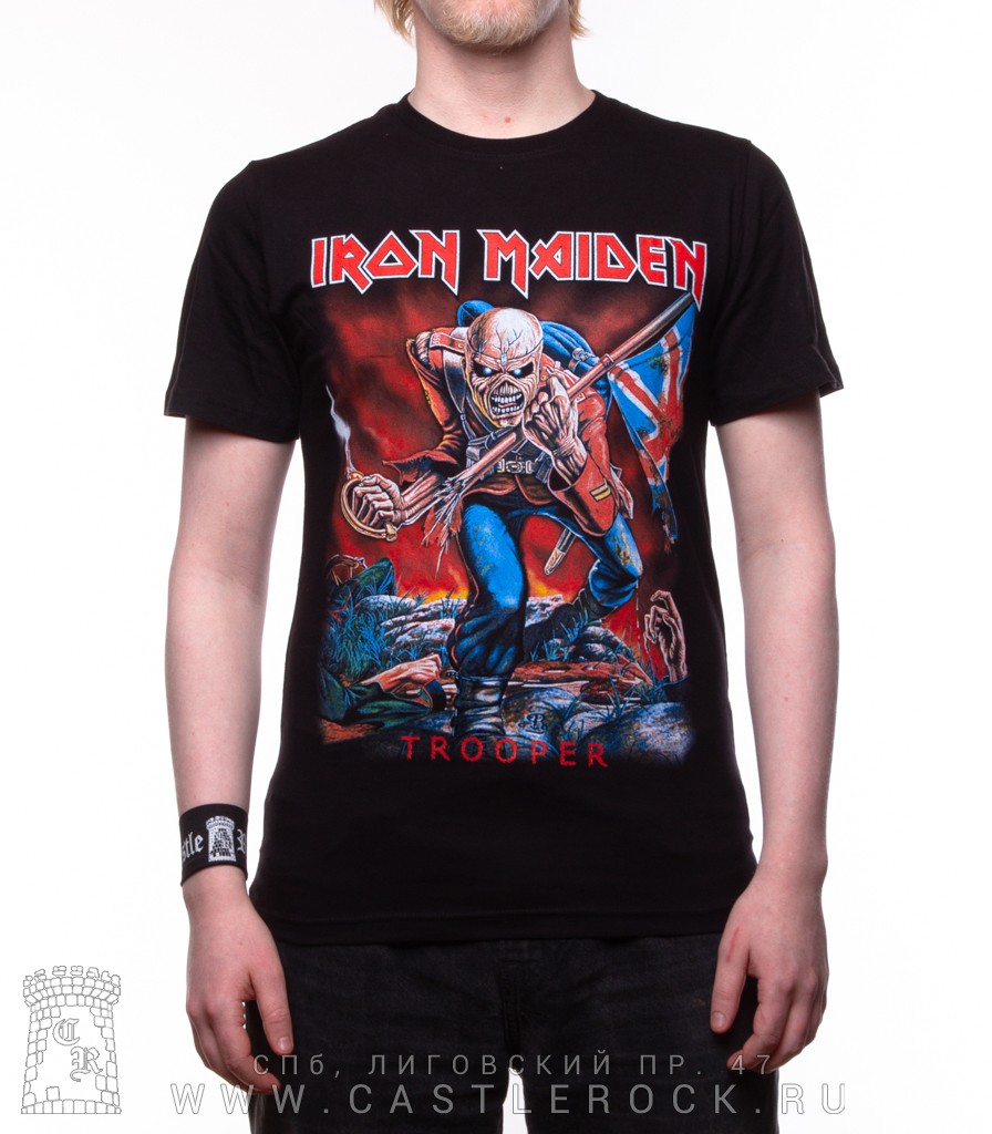 Iron maiden the trooper t shirt on sale