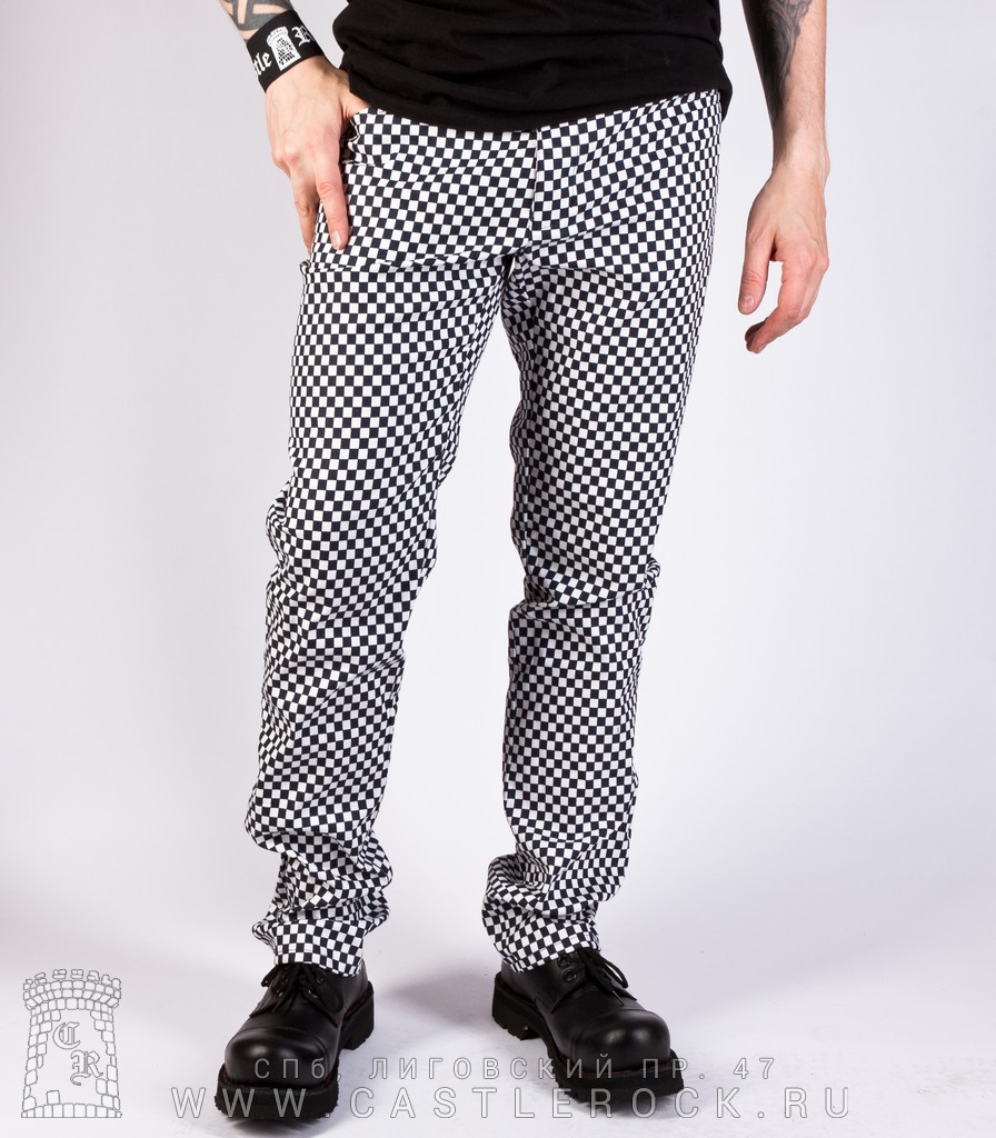 Брюки Клетка SKA (мелкая) — Брюки — Рок-магазин атрибутики Castle Rock