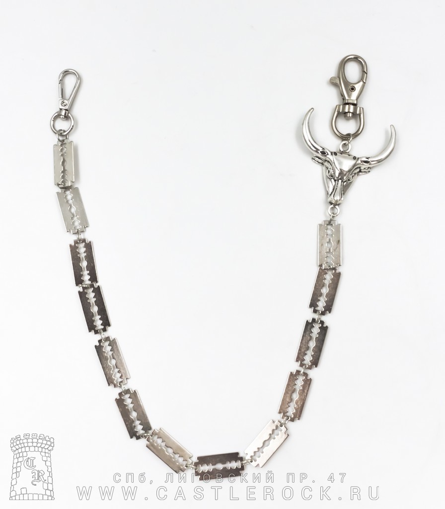 Цепь с карабином Лезвия и Буйвол — Цепи, Карабины — Рок-магазин ...
