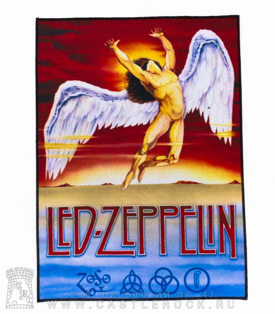 Нашивка на спину Led Zeppelin (ангел) .