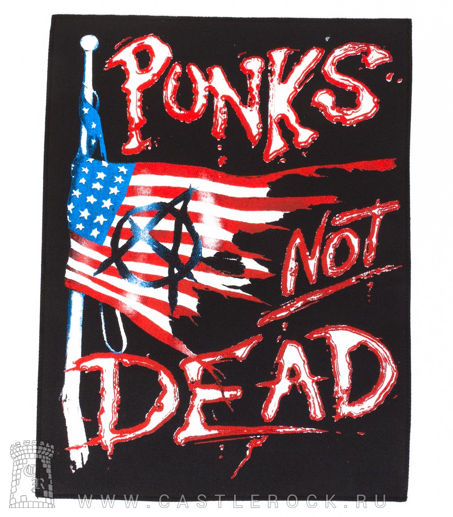 Punks not dead эскиз тату