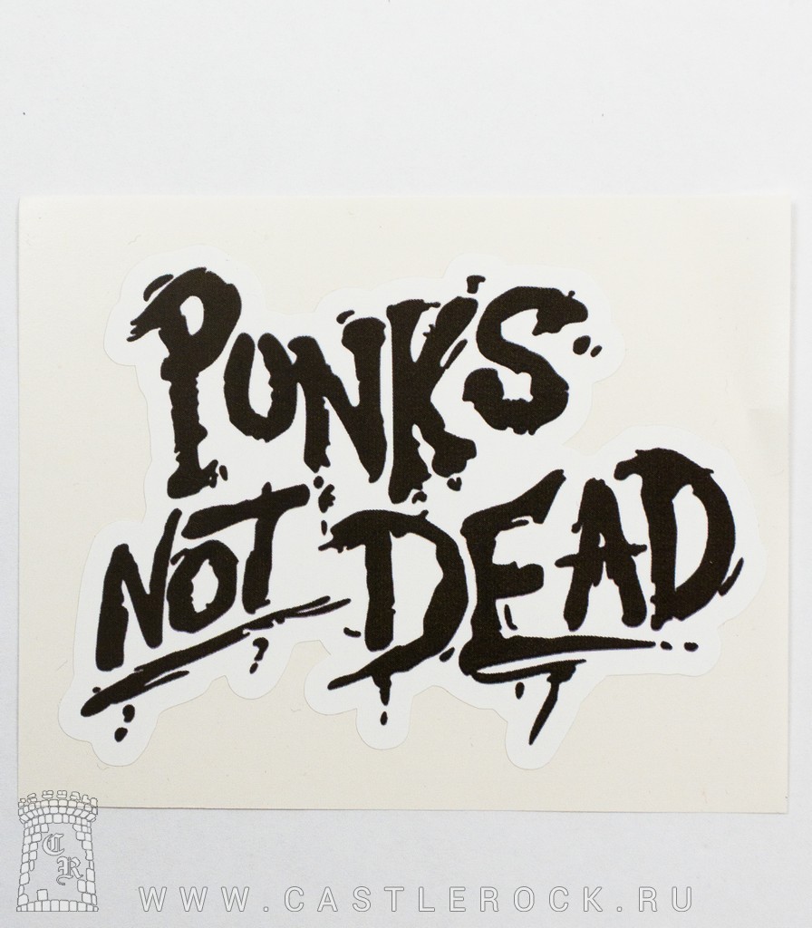 Punks not dead эскиз тату