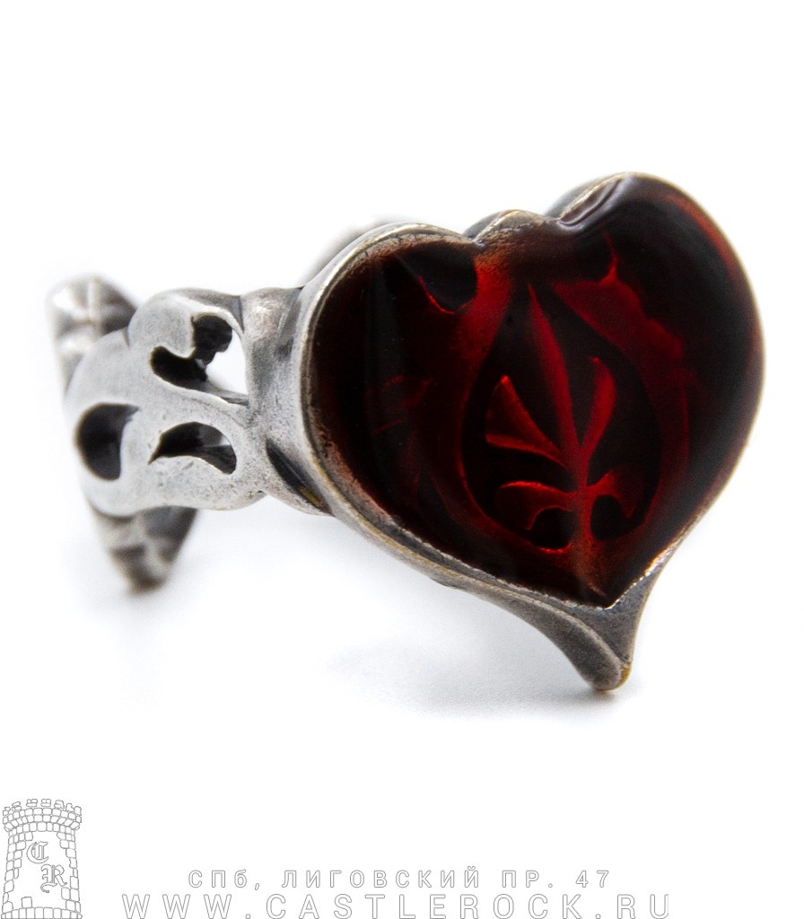 Кольцо Joker Агидель Эмаль (красная) — Кольца — Рок-магазин атрибутики ...