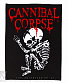 нашивка на спину cannibal corpse "butchered at birth" (скелет)