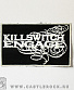 нашивка killswitch engage (надпись белая) 