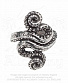 кольцо alchemy gothic (алхимия готик) r221 kraken