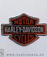 нашивка harley-davidson (лого, вышивка)