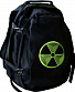 рюкзак с вышивкой радиация (зеленая)