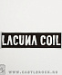 нашивка lacuna coil (надпись белая)