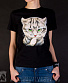 футболка котенок сердитый