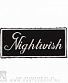 нашивка nightwish (надпись, вышивка)