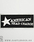 нашивка american head charge (белая надпись)
