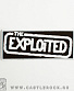 нашивка exploited (лого белое)