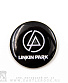 значок linkin park (лого, черный)