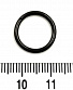 Сегментное Кольцо Кликер Сталь Черное 1,6 х 12