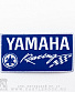 нашивка термо yamaha racing (синяя, вышивка)