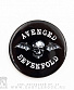 значок avenged sevenfold (ч/б)