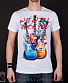футболка гитары "we will rock you" (белая)