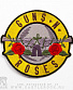 нашивка guns'n'roses (лого желтое, вышивка)